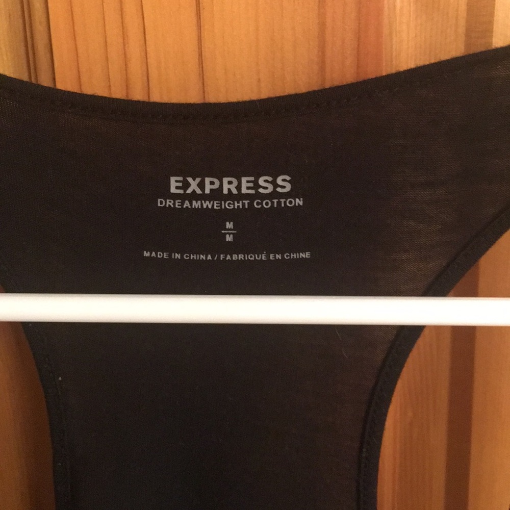 Express black sequined tank top - Picture 2 of 4